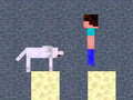 Permainan Minicraft: Steve And Wolf Adventure