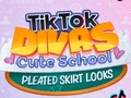 Permainan TikTok Divas Cute School Pleated Skirt Looks