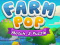 Permainan Farm Pop Match-3 Puzzle