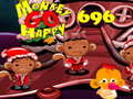 Permainan Monkey Go Happy Stage 696