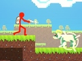 Permainan Red Stickman vs Monster School 2