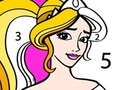 Permainan Princess Coloring By Number