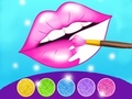 Permainan Glitter Lips Coloring Game