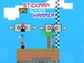 Permainan Stickman vs Noob Hammer