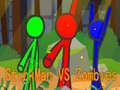 Permainan StickMan Bros Vs Zombies