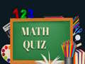 Permainan Math Quiz 