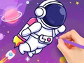 Permainan Coloring Book: Astronaut