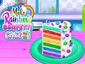 Permainan Make Rainbow Confetti Cake