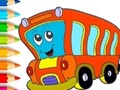 Permainan Coloring Book: Bus