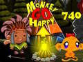 Permainan Monkey Go Happy Stage 740