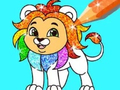 Permainan Coloring Book: Lion