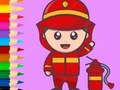 Permainan Coloring Book: Fireman