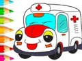 Permainan Coloring Book: Ambulance