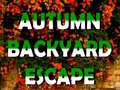 Permainan Autumn Backyard Escape 