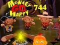 Permainan Monkey Go Happy Stage 744