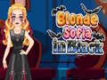 Permainan Blonde Sofia In Black