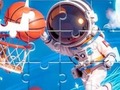 Permainan Jigsaw Puzzle: Space Basketball