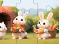 Permainan Jigsaw Puzzle: Rabbits With Carrots