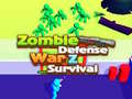 Permainan Zombie defense: War Z Survival