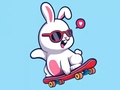 Permainan Coloring Book: Rabbit Skateboard