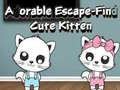 Permainan Adorable Escape Find Cute Kitten