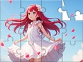 Permainan Jigsaw Puzzle: White Dress Girl