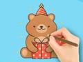 Permainan Coloring Book: Gift Bear