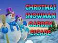 Permainan Christmas Snowman Garden Escape