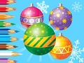 Permainan Coloring Book: Christmas Decorate Balls