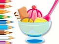 Permainan Coloring Book: Ice Cream Sundae