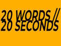 Permainan 20 Words in 20 Seconds