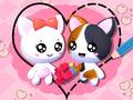 Permainan  Love Cat Draw Puzzle