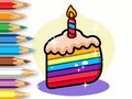 Permainan Coloring Book: Birthday Cake