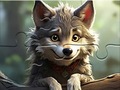 Permainan Jigsaw Puzzle: Smiling Wolf