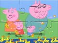 Permainan Jigsaw Puzzle: Peppa Pig Feed Ducks