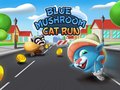 Permainan Blue Mushroom Cat Run