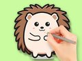 Permainan Coloring Book: Cute Hedgehog