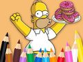 Permainan Coloring Book: Simpson Doughnut