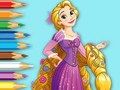 Permainan Coloring Book: Princess Rapunzel