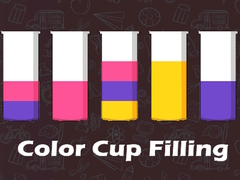 Permainan Color Cup Filling