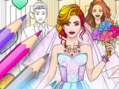 Permainan Wedding Coloring Dress Up Game