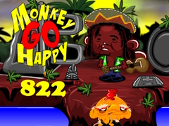 Permainan Monkey Go Happy Stage 822