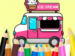 Permainan Coloring Book: Ice Cream Car