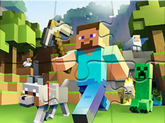 Permainan Jigsaw Puzzle: Minecrafter