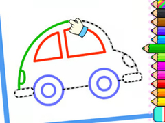 Permainan Toddler Drawing: Cute Car