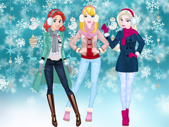 Permainan Princesses Winter Spree