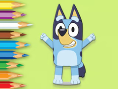 Permainan Coloring Book: Happy Bluey