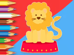 Permainan Coloring Book: Circus-Lion