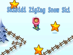 Permainan Skibidi ZigZag Snow Ski