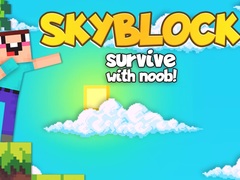 Permainan Skyblock Survive With Noob!